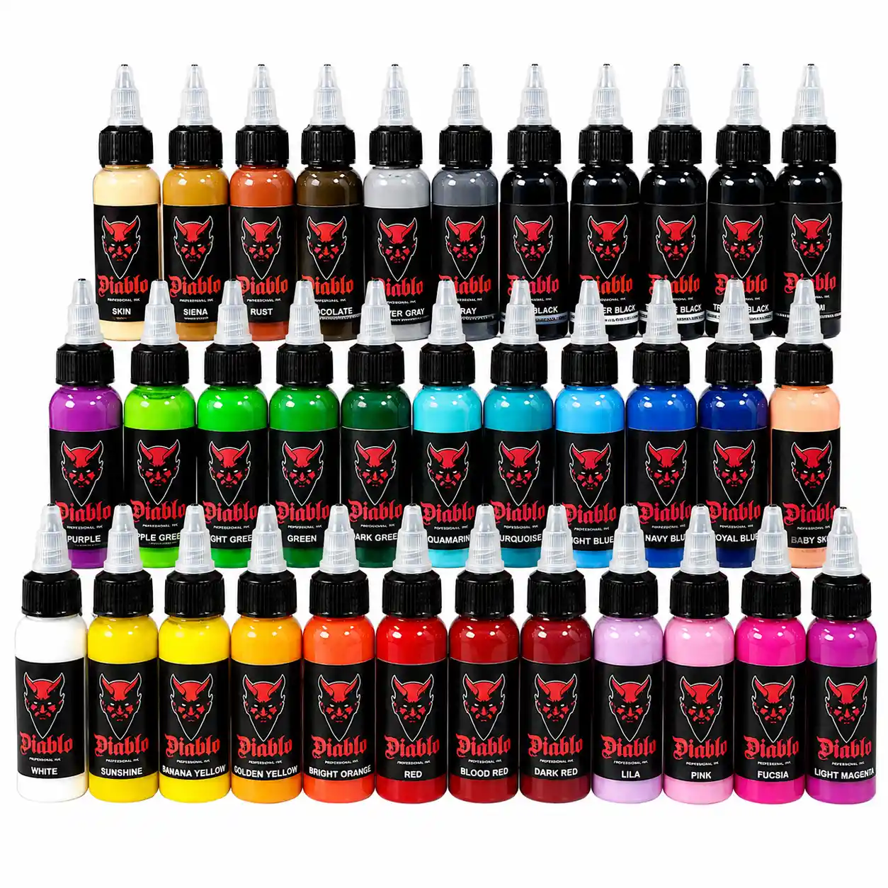 Tinta "DIABLO" 1oz x10 unidades (Mas 1 de regalo)