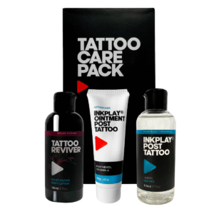 Caja Set "Ink Play" para cliente: Reviver + Post Tattoo + Jabón
