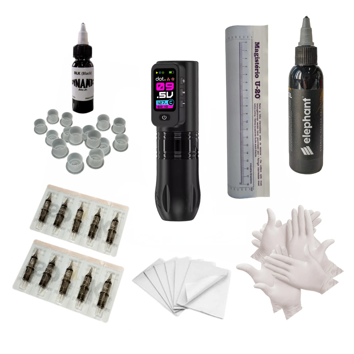 KIT PEN TATTOO [ Máquina Pen: Inalámbrica ]
