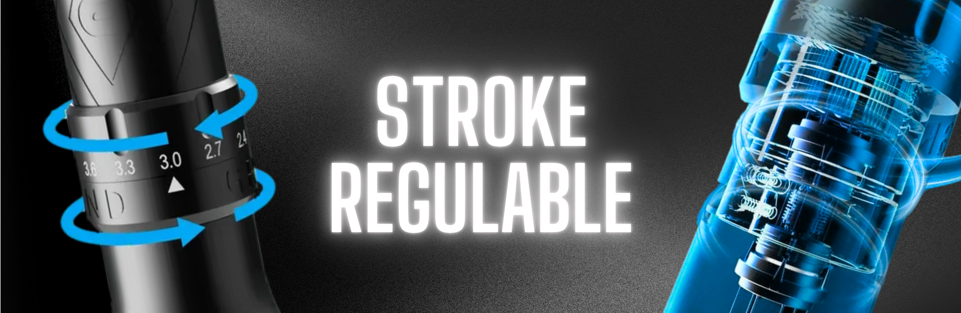 banner 2, máquina emalla stroke regulable