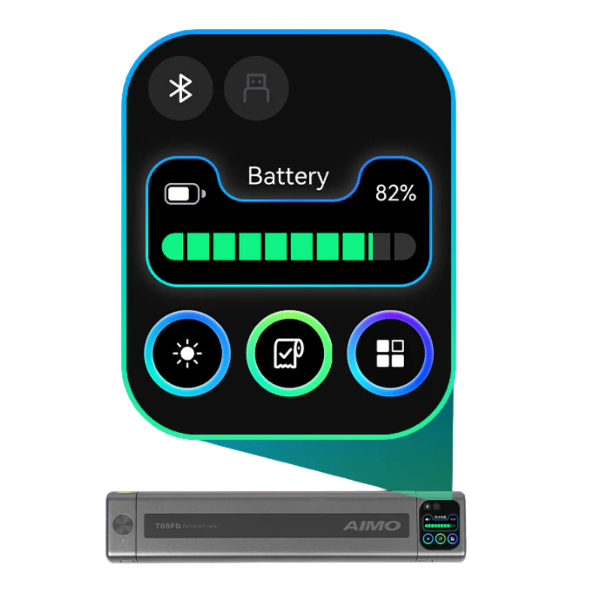 Termocopiadora AIMO Premium digital con app.