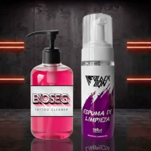 COMBO B1: Bioseg y Espuma Black Lion