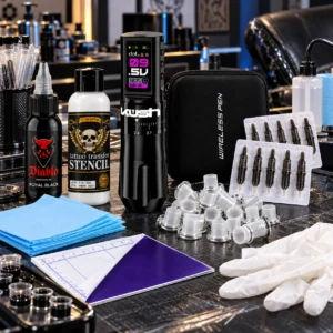 KIT INICIAL PEN TATTOO [ Máquina Pen: Inalámbrica ]